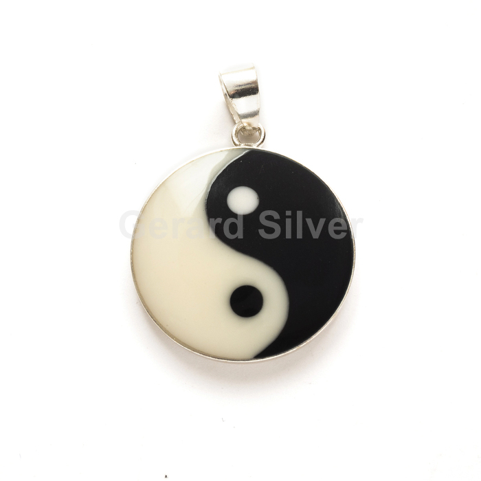 Colgante Plata Esmalte Ying Yang