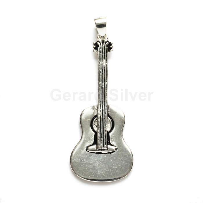 Colgante Plata Guitarra