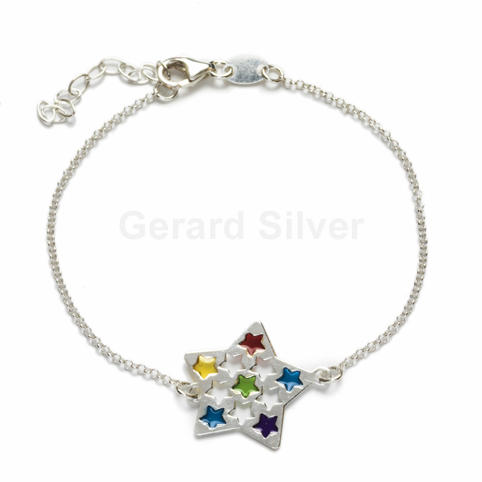 Pulsera Plata Estrella