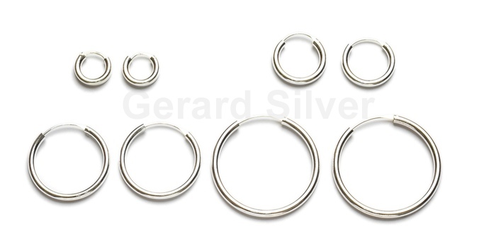Aros Plata 3mm Varias Medidas