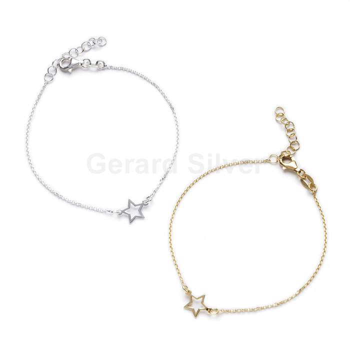 Pulsera Plata Estrella