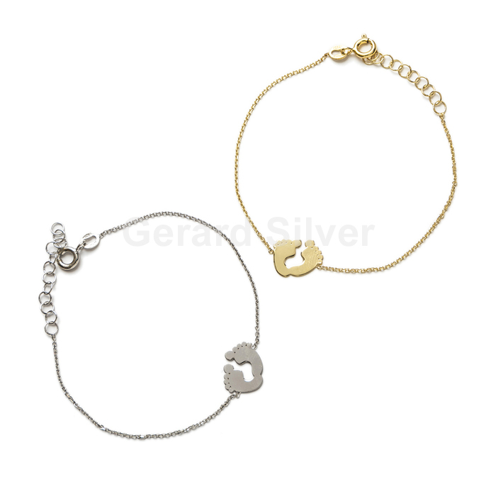 Pulsera Plata Pies