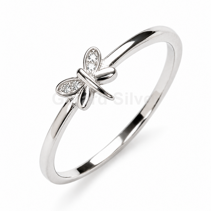 Anillo Plata Libélula 