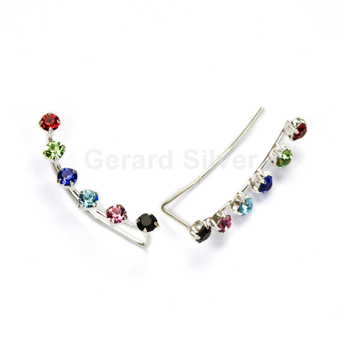 Pendiente Trepador Multicolor 