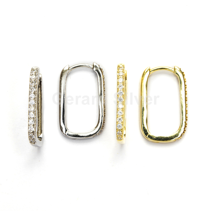 Aro en Plata y Circonitas 