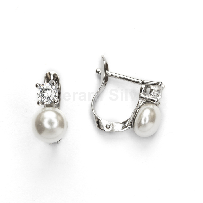 Pendiente TU Y YO en Plata y Circonita 