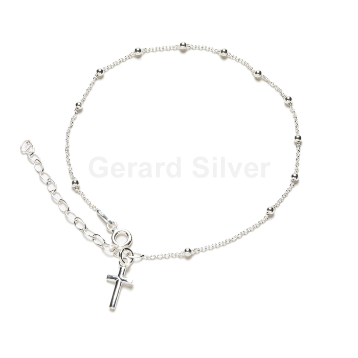 Pulsera Rosario de Plata 