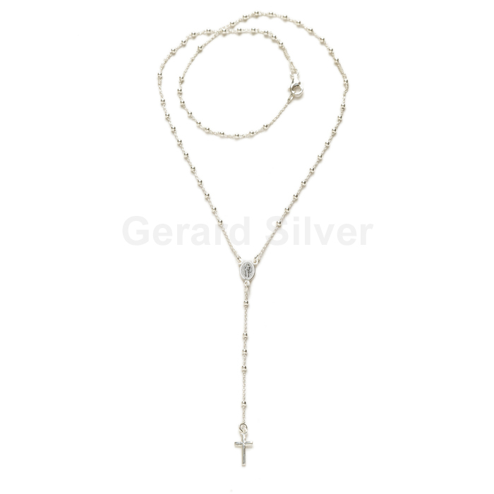 Collar Rosario en Plata 