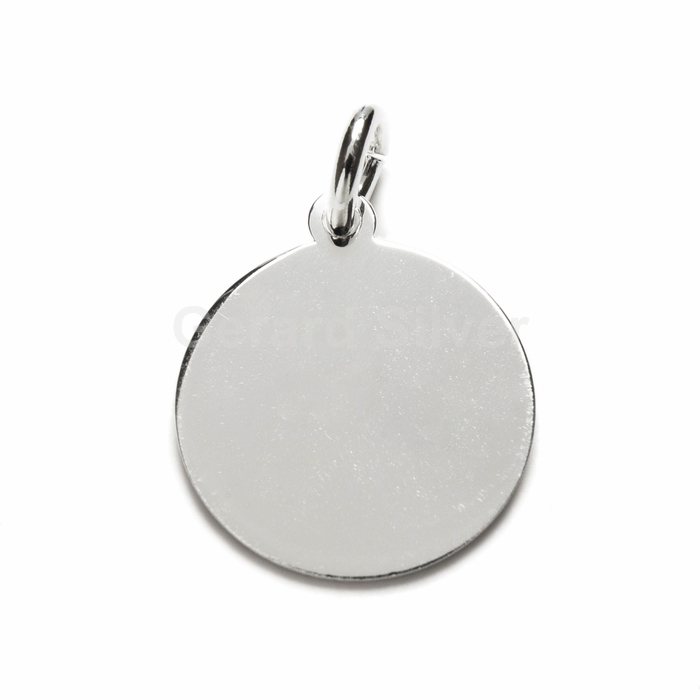 Placa de Plata Lisa 12 MM