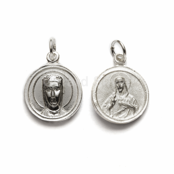 Colgante de Plata Virgen de Montserrat 14 MM