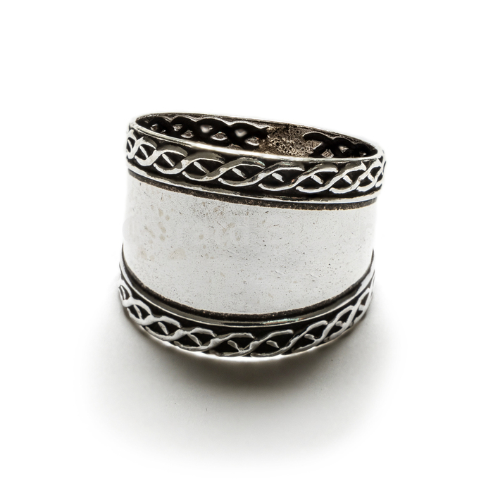 Anillo de Plata Ancho 