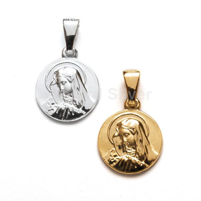 Colgante de Plata Virgen María 