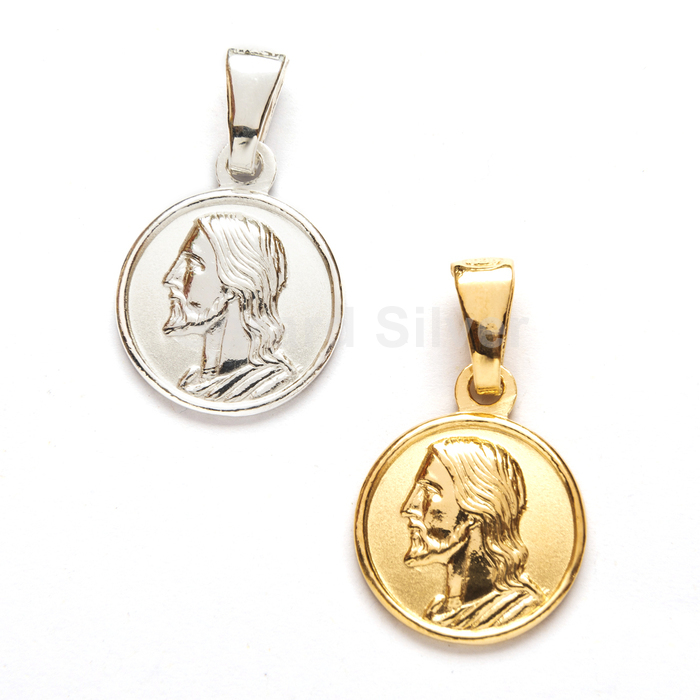 Colgante en Plata Jesucristo 