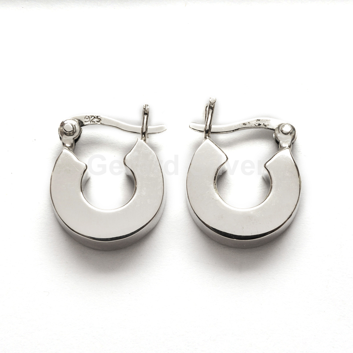 Aro en Plata con Cierre de Clic 