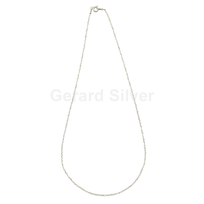 Cadena de Plata Forzada 0.40  Unidad 