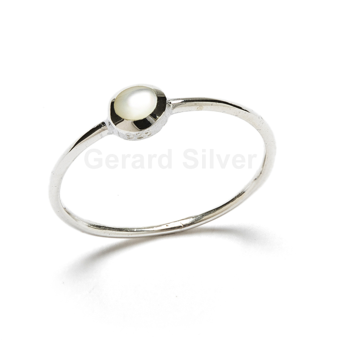 Anillo de Plata y Nácar 