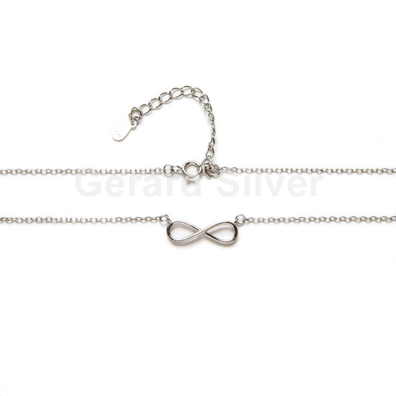 Collar de Plata Infinito ( Plata o Dorado) 