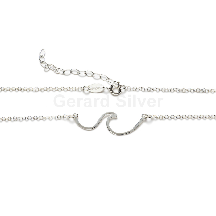 Collar o Pulsera de Plata Ola 