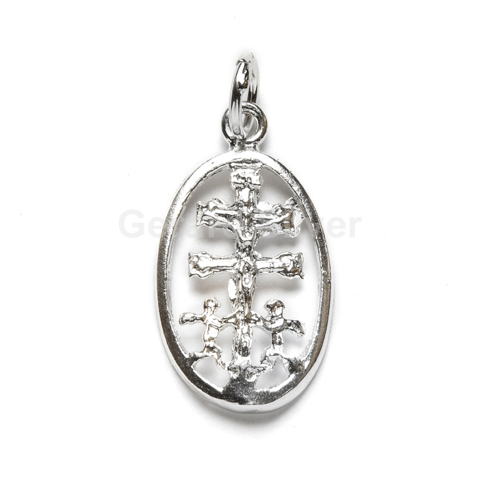 Colgante de Plata Cruz de Caravaca 