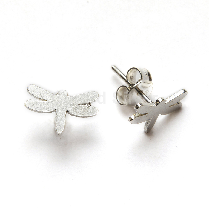 Pendiente de Plata Libélula 