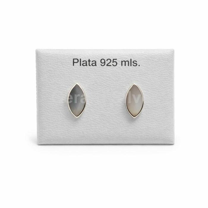 Pendiente de Plata y Nácar 