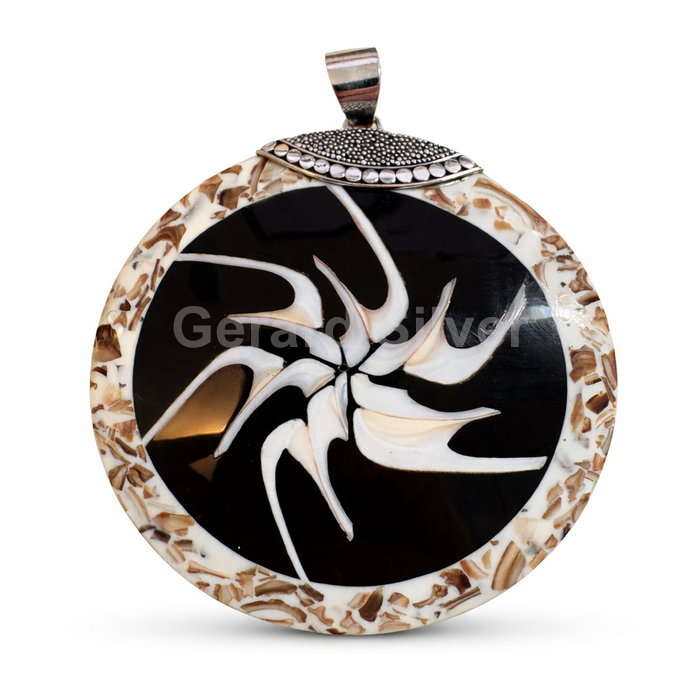 Colgante de Plata y Resina 