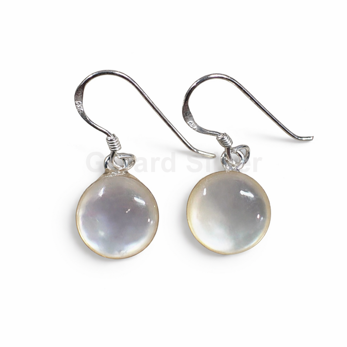 Pendiente de Plata y Nácar 