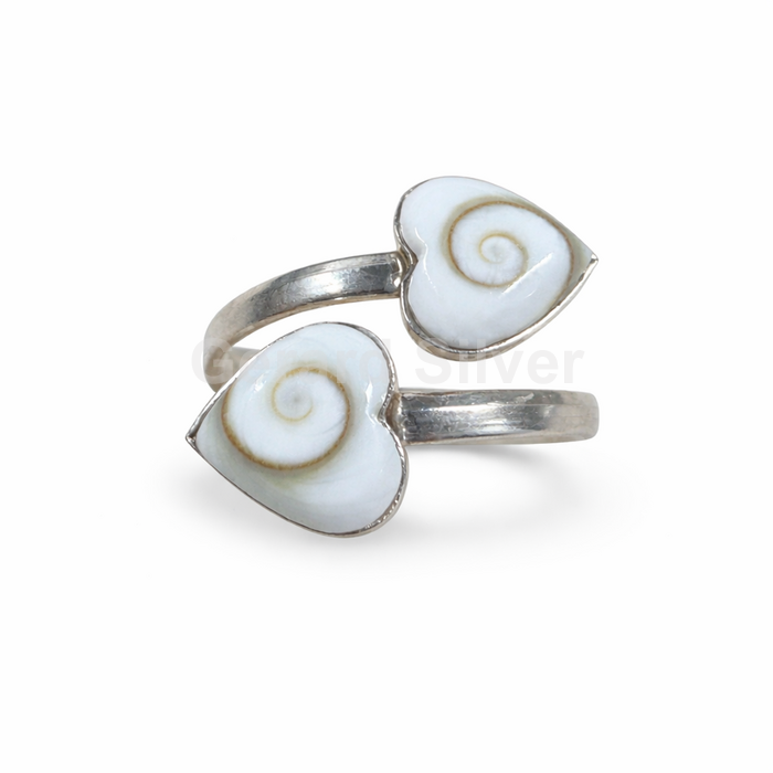 Anillo de Plata y Shiva Corazón 