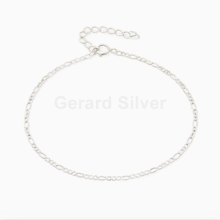 Pulsera de Plata Figaro 