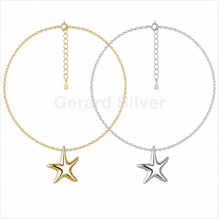 Collar de Plata y Estrella de Mar 