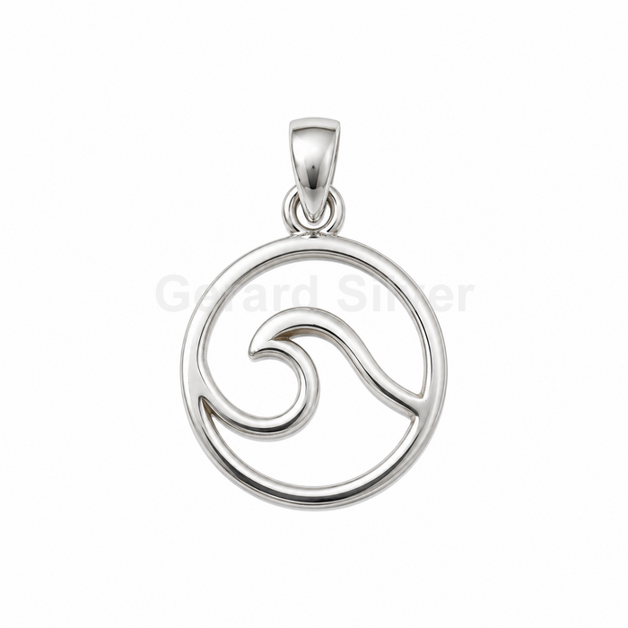 Colgante de Plata Ola 