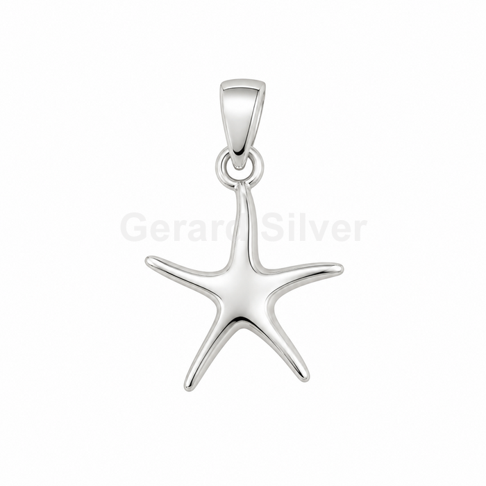 Colgante de Plata Estrella de Mar 