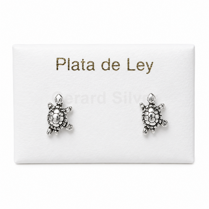 Pendiente de Plata Tortuga 