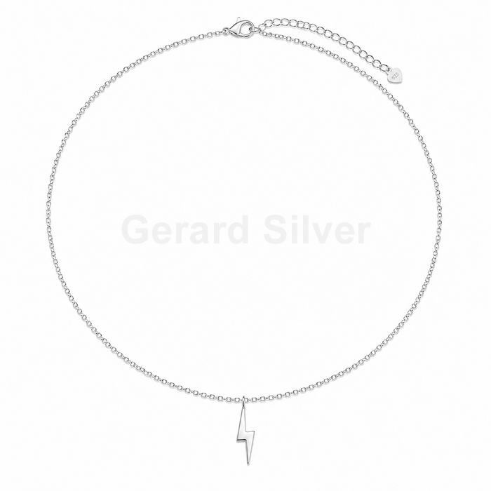 Collar de Plata Rayo 