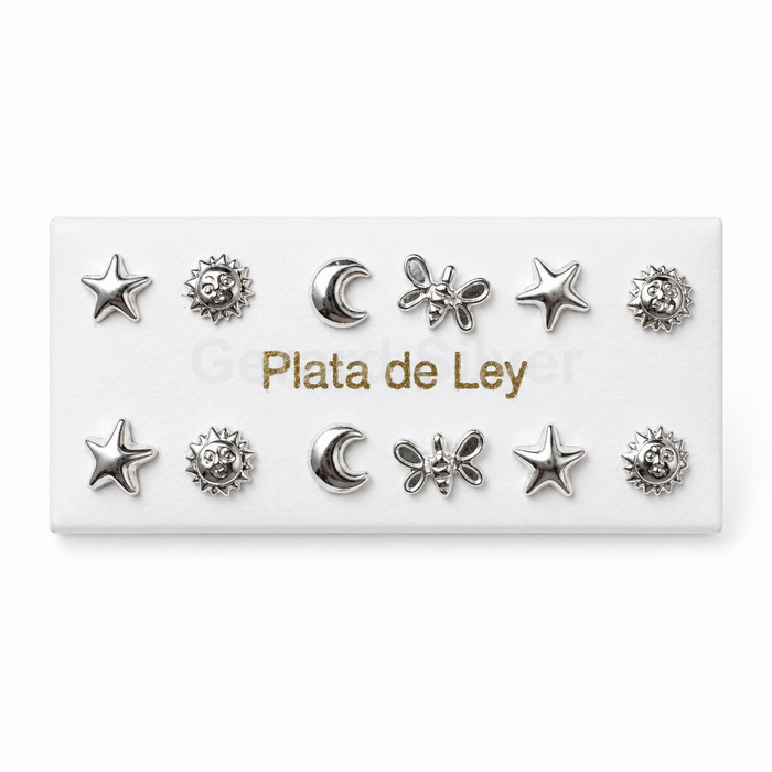 Pendientes de Plata Pack Variado 