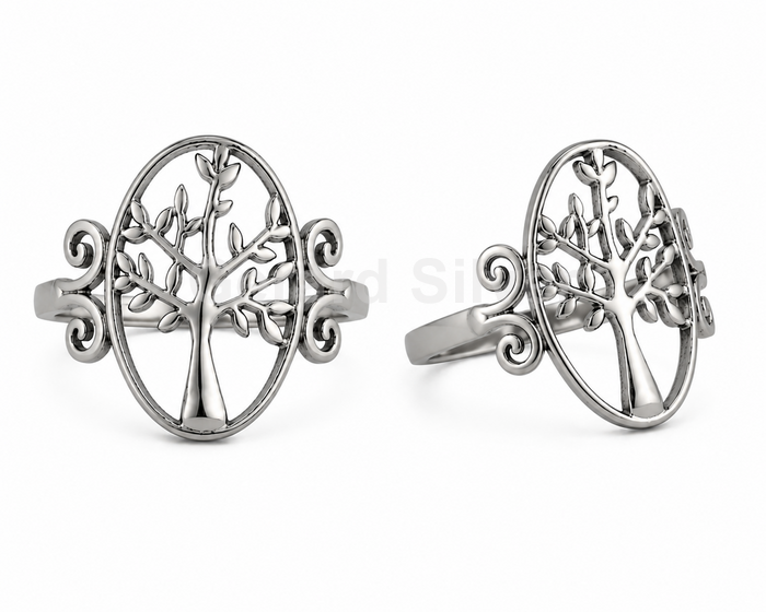 Anillo de Plata Árbol de la Vida 